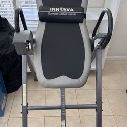 Innova Inversion Table with Lumbar Support Folds