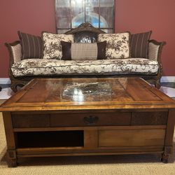 French Heritage Cocktail or Coffee Table 