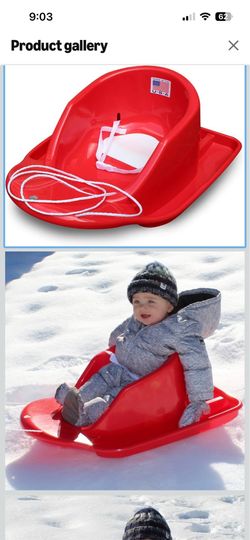 2 for $30. Flexible Flyer Baby Pull Sled. Toddler Boggan. Sleigh for Kids