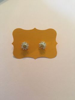 Daisy flower earrings