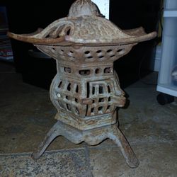 Japanese Pagoda Lantern, Cast Iron