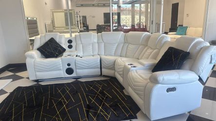 Reclining sectional sofa. Ask for price.