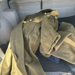 Military Coat , Back Pack , Chair 