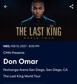 Don Omar- 2 Tickets