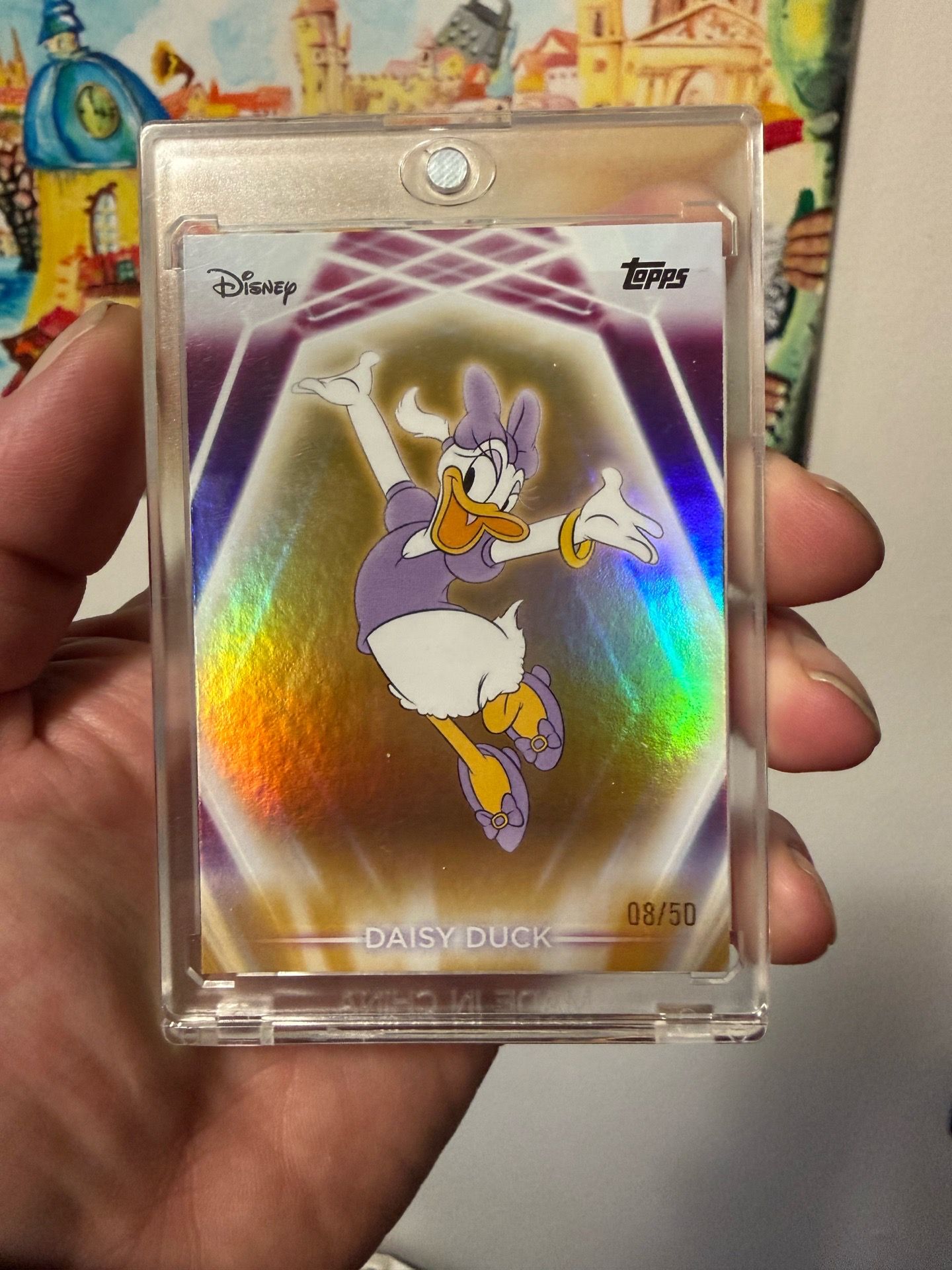 2026 Topps neon Daisy Duck 08/50