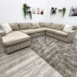 Cream Sectional Couch - Free Delivery 