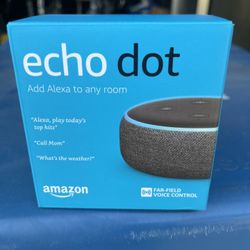 Echo dot 3rd Generation Never Opened