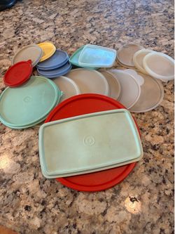 Vintage Tupperware lids