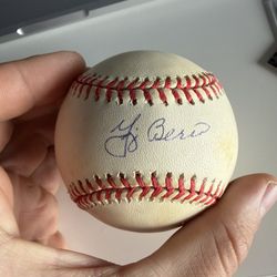Yogi Berra Autographed Baseball