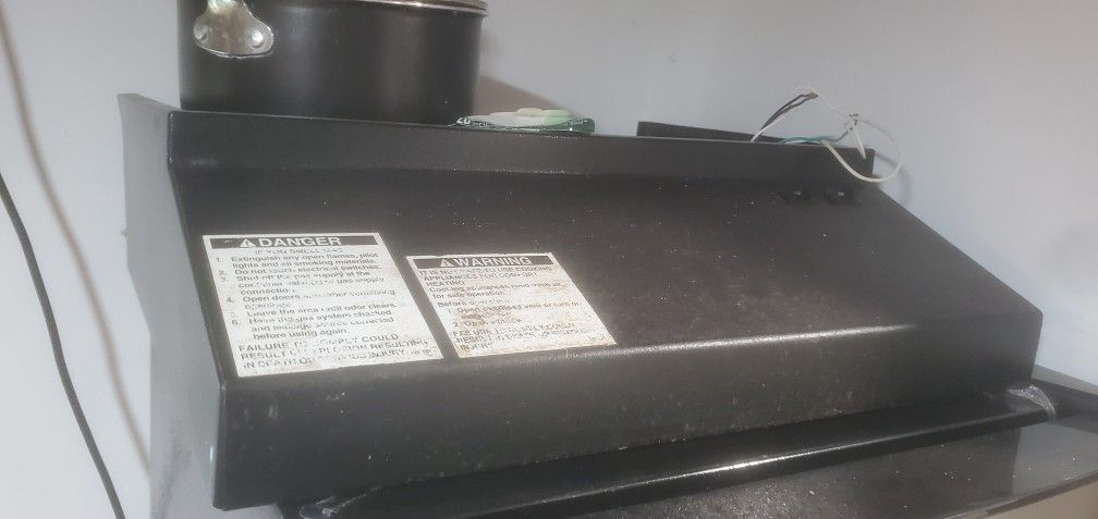 RV Stove Hood