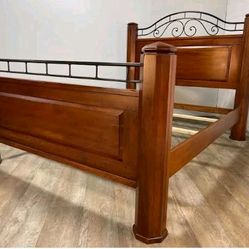 Queen Panel Bed Frame
