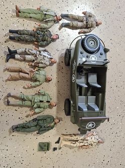Lot 21st Century Toys Hasbro WWII German Schwimmwagen Amphibious 1/6 GI Joe Figures
