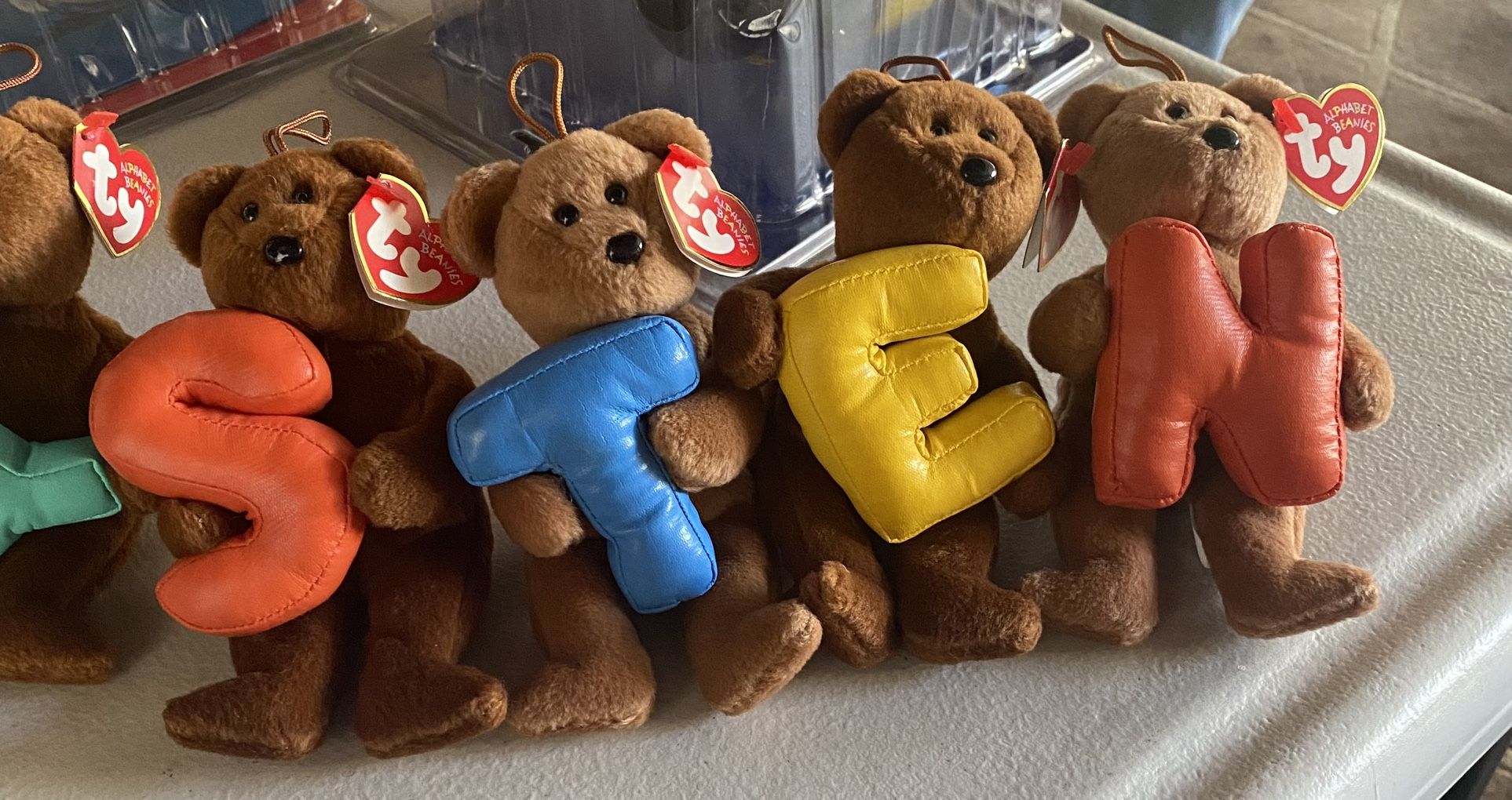 TY Alphabet, Beanie Babies