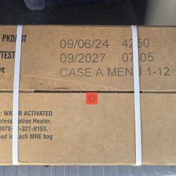 MRE Box Menu A