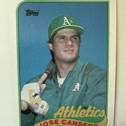 1989 Tops Jose Canseco #500 Error Card