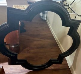 Large unique Black Wall Mirror