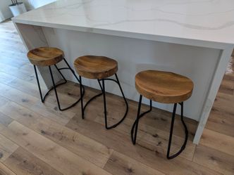 Solid wood bar stools