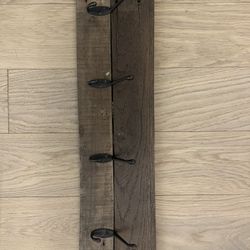 Hand Made Reclaimed Wood Coat Rack