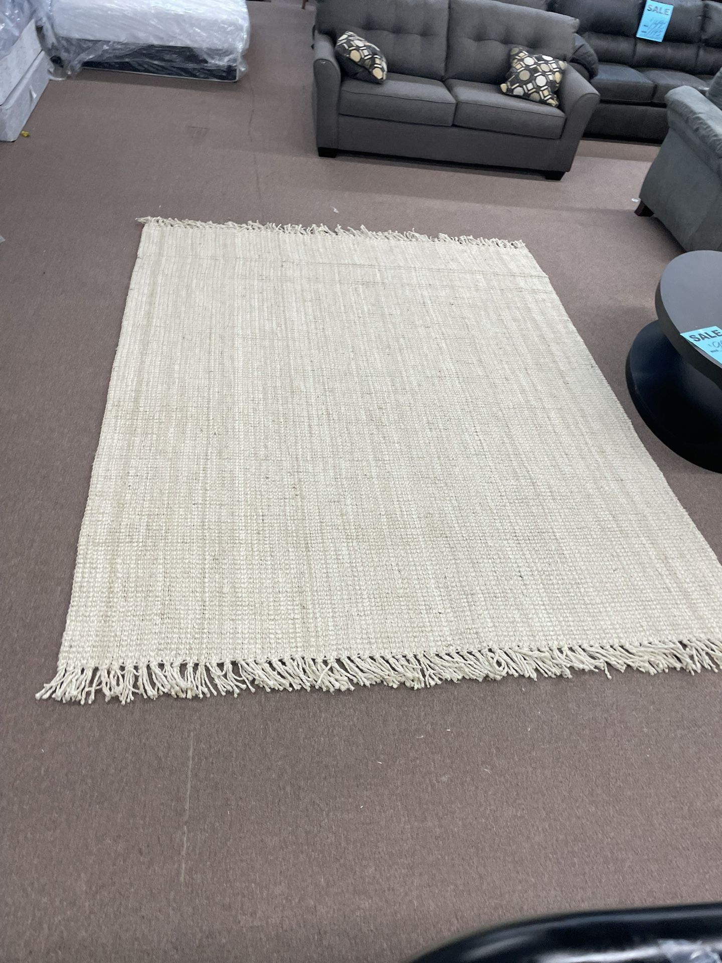 nuLOOM Daniela Farmhouse Chunky Jute Area Rug, 7' 6" x 9' 6", Natural