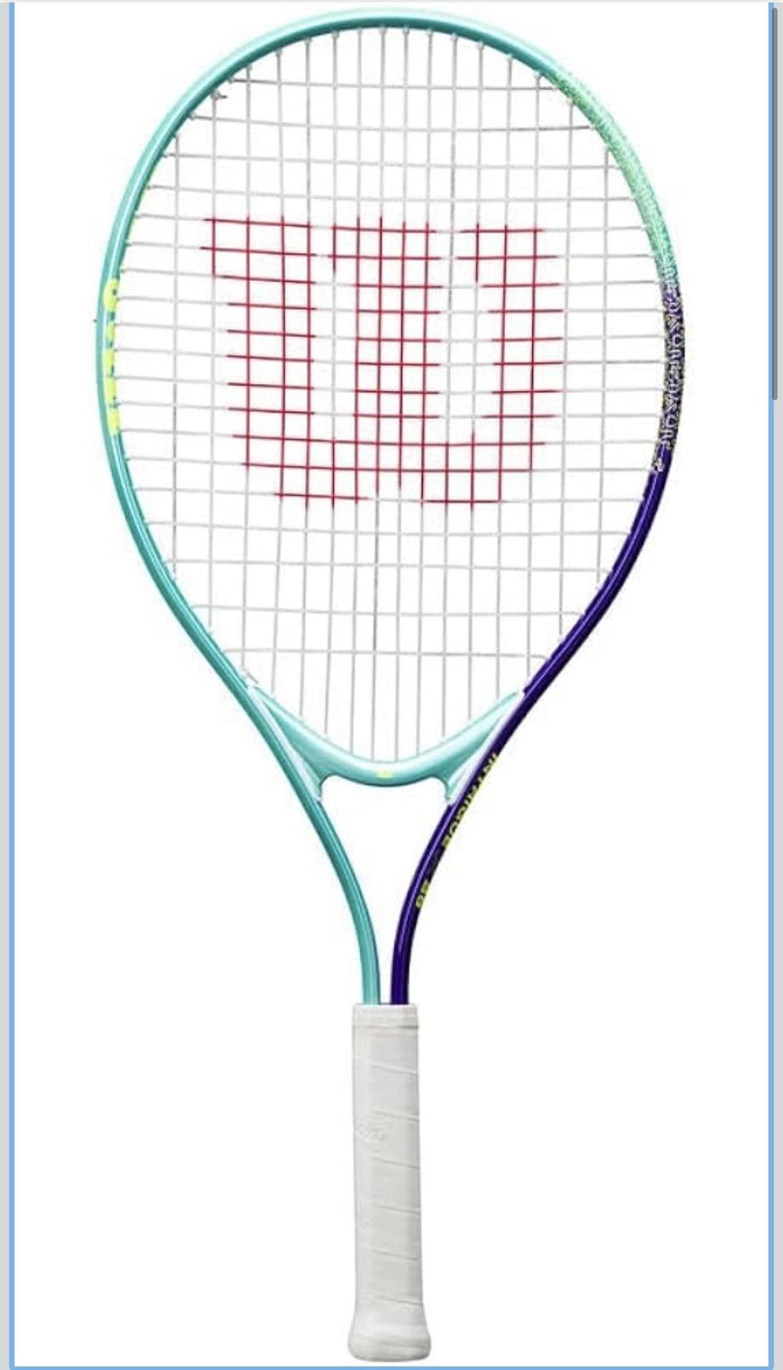 Wilson Intrigue Jr 25 Tennis Racket, Blue Green/Blue