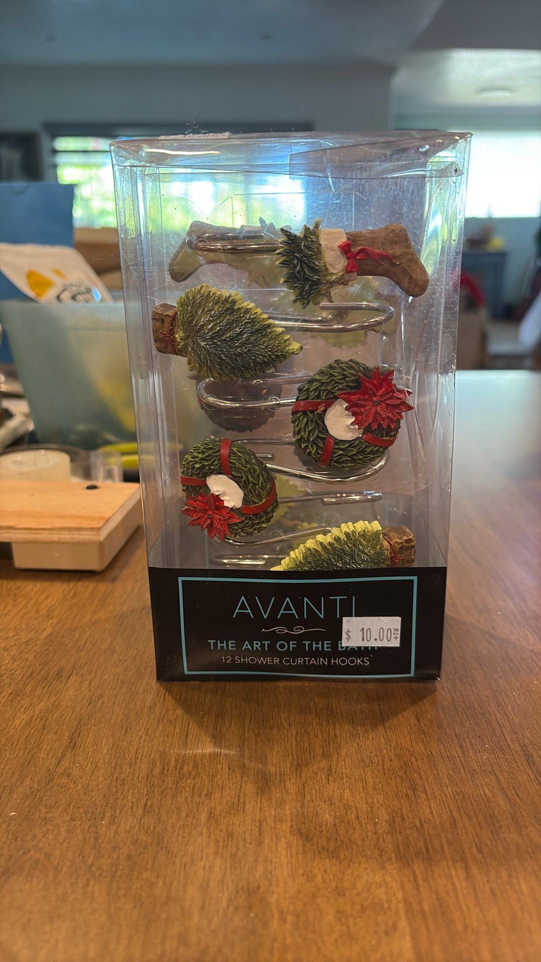 Christmas Shower Curtain Hooks