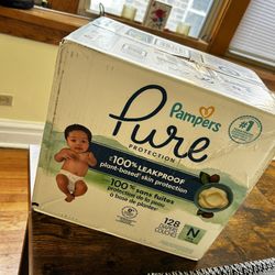 Pampers Pure 128 Ct NEWBORN