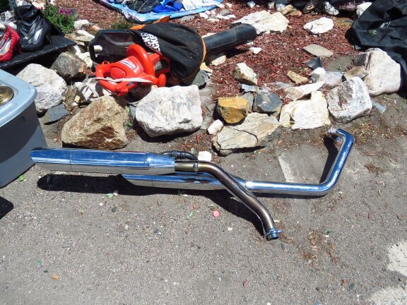 Exhaust pipe system for Honda 1300vtx motorcycle in perfect condition