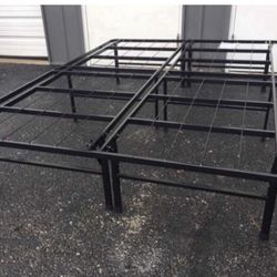 New 18”h Smart Base Platform Bed Frame FULL Size $80, Queen Size $90, King Size $115