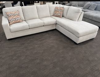 Cream modern sectional