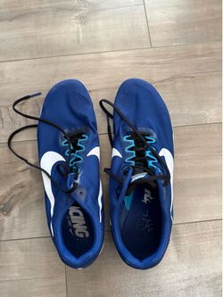 Nike Zoom Rival M 9 Middle Distance Track Spikes - Blue/White - Men's Size 11.5