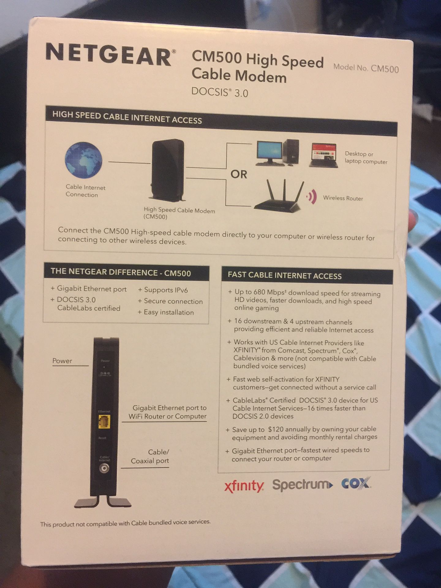 Netgear Internet/cable modem