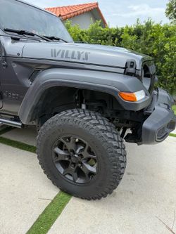 2023 Jeep Wrangler Willys OEM Wheels & Tires – Set of 5 – $1,500 OBO