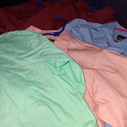 5 boys Dress Shirts Size XXL
