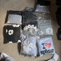 Sp5der Hoodies & Denim tears