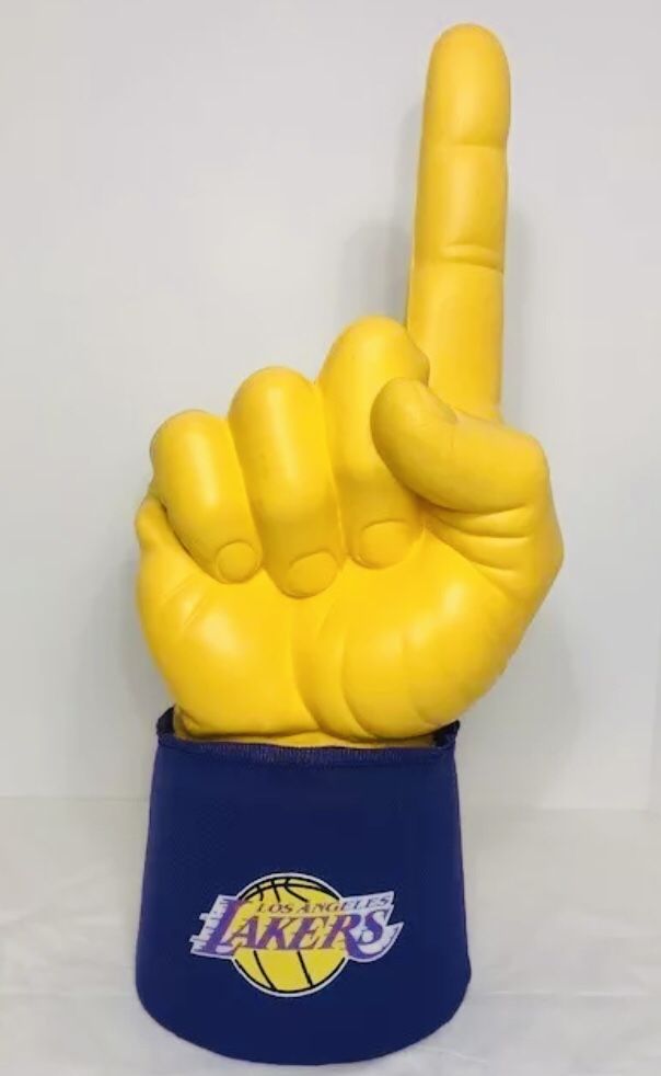 🔥Vintage LA Lakers Ultimate Hands 3D Foam Finger # 1🔥