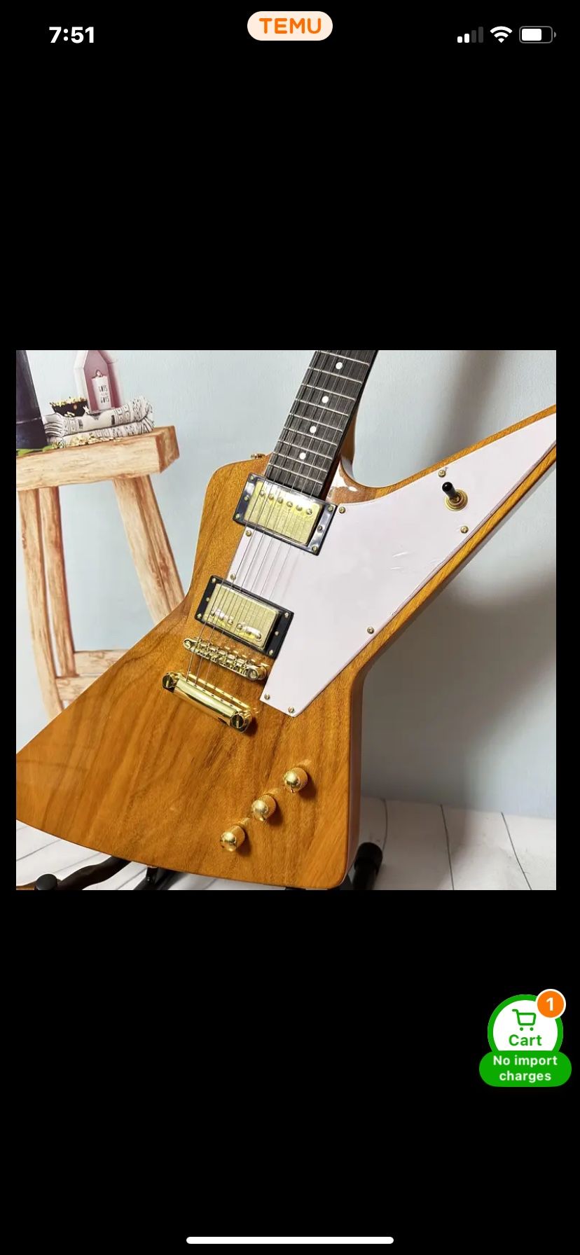 E. Guitar Imports No Tariff/ Nice Professional Grade
