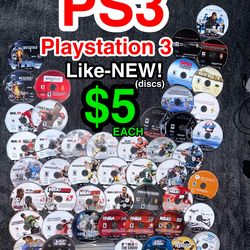 🎮 $5 Like-NEW PlayStation 3 Games • PS3