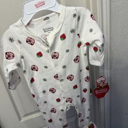 Strawberry shortcake onesie