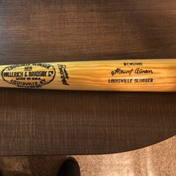 Hank Aaron Signed Baseball Bat Authenticated