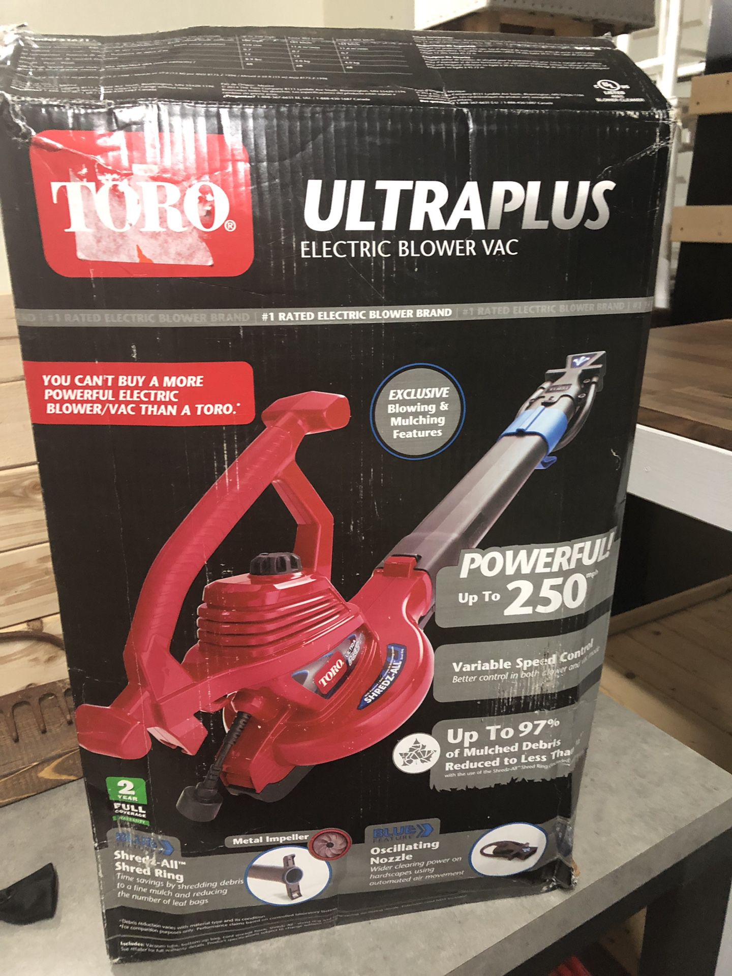 Toro - UltraPlus Electric Blower Vac