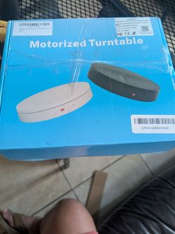 Motorized turntable 100 lbs max, 7.9"