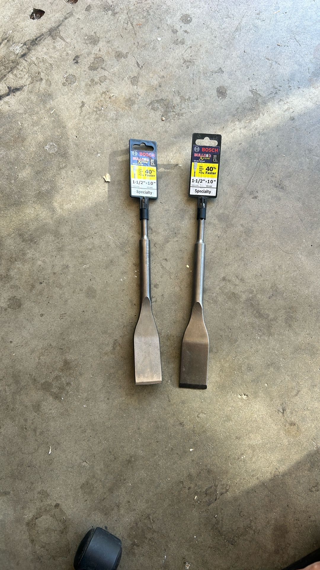 Bosch Bulldog Xtreme 1-1/2 in. x 10 in. SDS-Plus Hammer Steel Self-Sharpening Tile Chisel