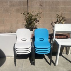 Lifetime Mini Chairs Set +4 Extra and 2 IKEA Chairs