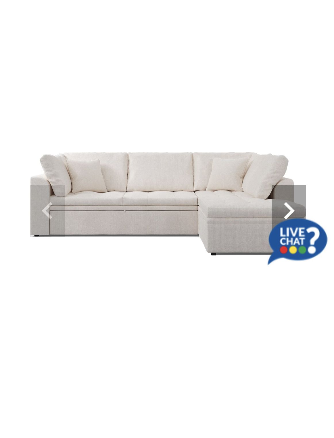 L Shaped Couch Sleeper Sectional 