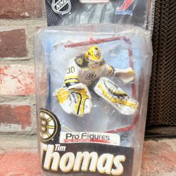 McFarlane Tim Thomas Boston Bruins Collectible Series 24 White Jersey!
