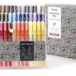 Grabie Acrylic Paint Pens, Acrylic Paint Markers, 48 Colors