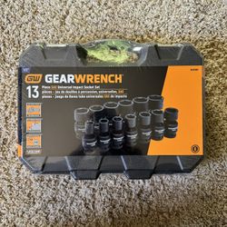 Gear Wrench 13 Piece SAE 1/2 Impact Set 