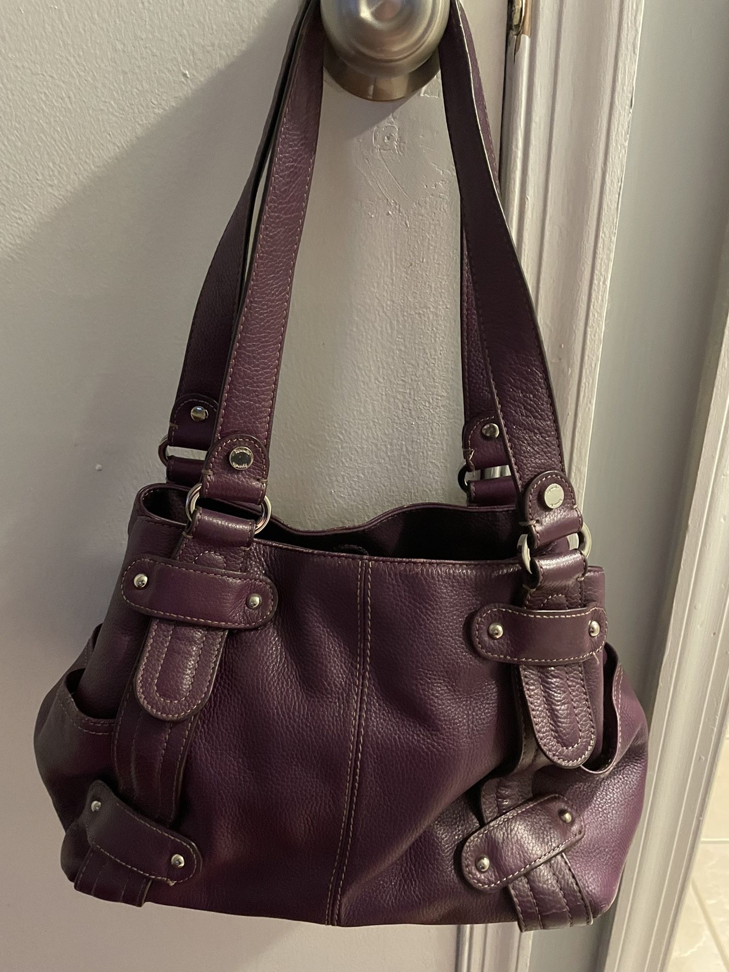 Purple Tiganello Leather Purse 