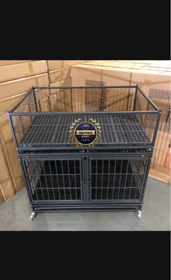 Dog pet cage kennel size 48 xl with grid and tray new in box