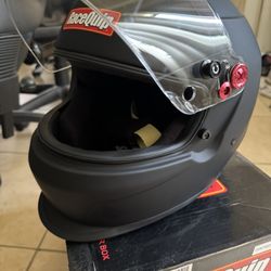 RACEQUIP Full Face Helmet PRO20 Series Snell SA2020 Rated Flat Black Medium 276993